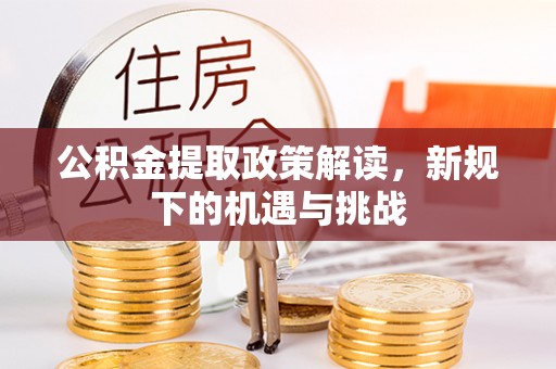 仁寿公积金提取政策解读，新规下的机遇与挑战