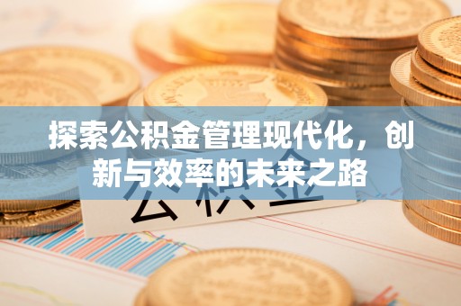 仁寿探索公积金管理现代化，创新与效率的未来之路