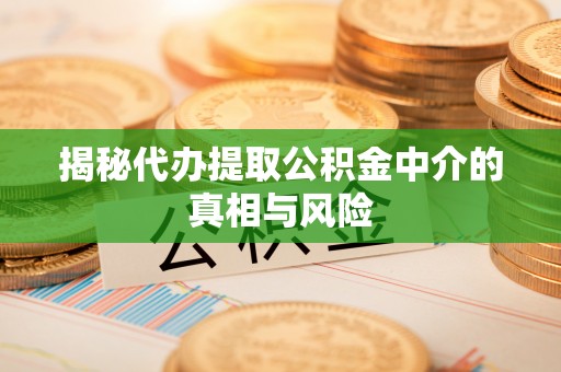 仁寿揭秘代办提取公积金中介的真相与风险