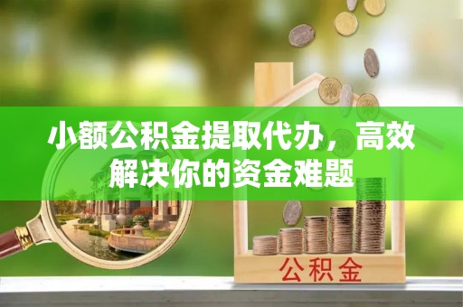 仁寿小额公积金提取代办，高效解决你的资金难题