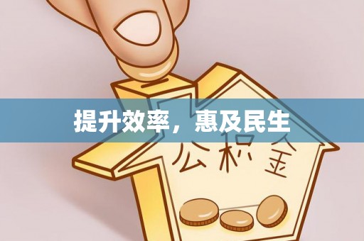 仁寿提升效率，惠及民生