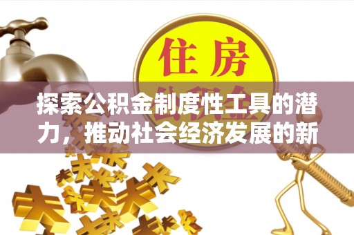 仁寿探索公积金制度性工具的潜力，推动社会经济发展的新引擎