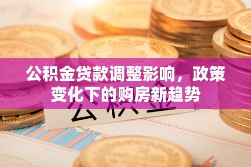 仁寿公积金贷款调整影响，政策变化下的购房新趋势