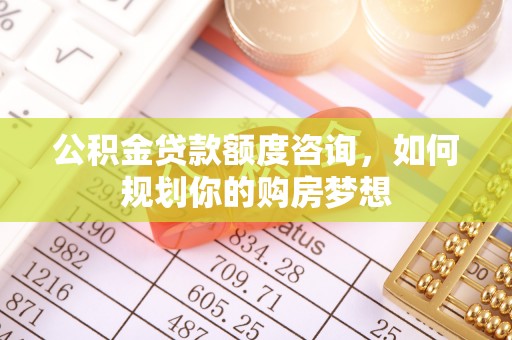 仁寿公积金贷款额度咨询，如何规划你的购房梦想