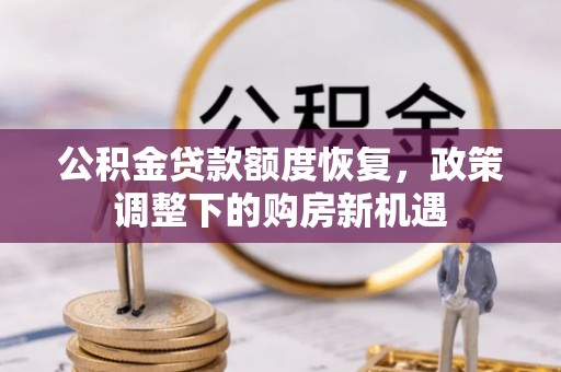 仁寿公积金贷款额度恢复，政策调整下的购房新机遇