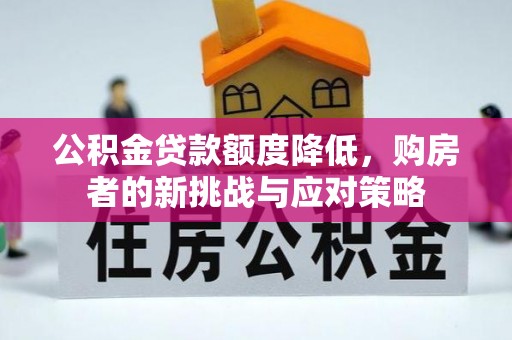 仁寿公积金贷款额度降低，购房者的新挑战与应对策略