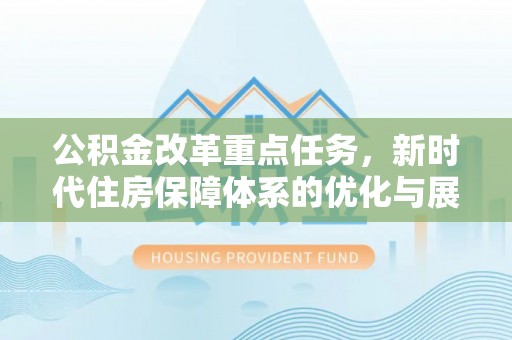 仁寿公积金改革重点任务，新时代住房保障体系的优化与展望